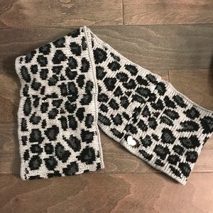Betsey Johnson Cheetah Print Infinity Scarf